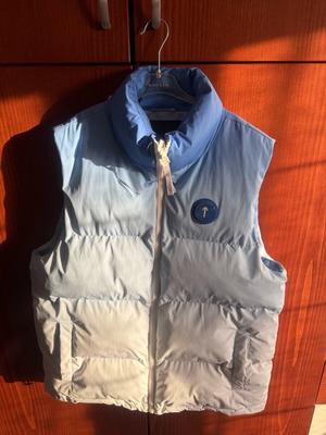 Trapstar vest size Large like new, blue