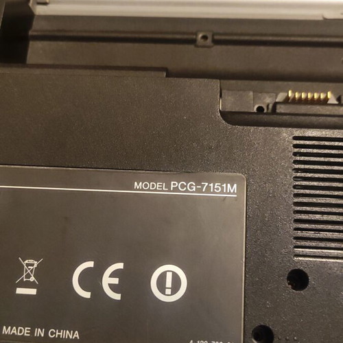 Sony Vgn Ns21z laptop used, missing disk and power supply