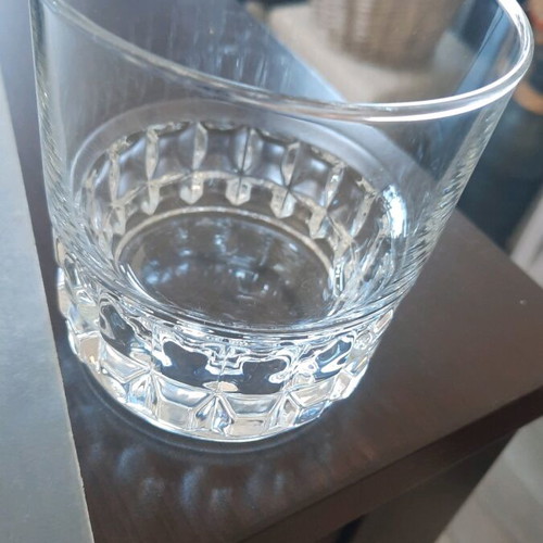 Crystal whiskey glasses like new, set of 5