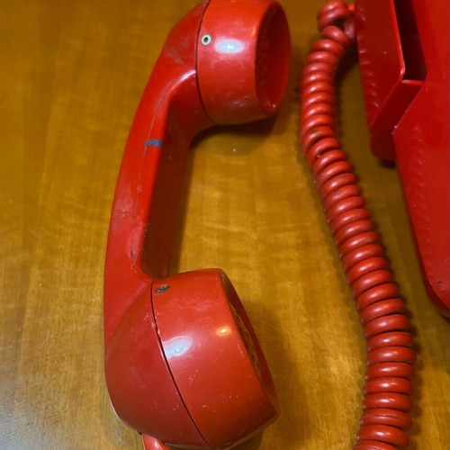 Vintage Κόκκινο Τηλέφωνο RedPhone με Κερματοδέκτη 2 Δραχμές μεταχειρισμένο