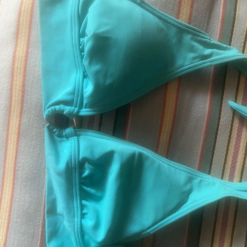 Bikini top new, turquoise, sizes S M