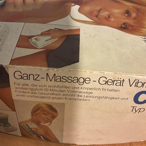 Calor Ganz Massage-Gerät Vibrina Standard Typ 7601 vintage electric massager