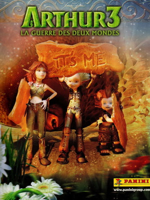 Arthur 3 The War of the Two Worlds Official Sticker Album new