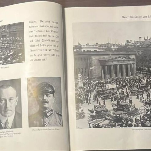 Collectible World War I Album Volume 1 German Edition like new