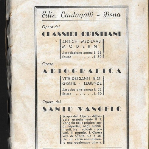 Il Magnificat used, book 1939 edition