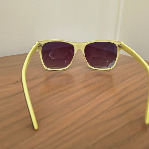 El Greco 9036 sunglasses used, unisex, black with yellow