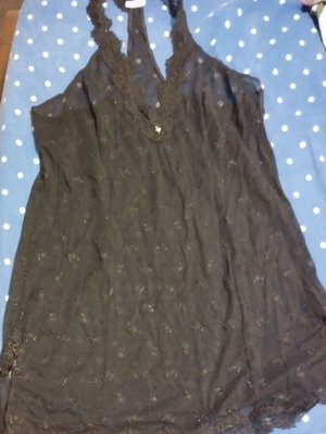 Γυναικείο νυχτικό Luna L μαύρο σαν καινούργιο