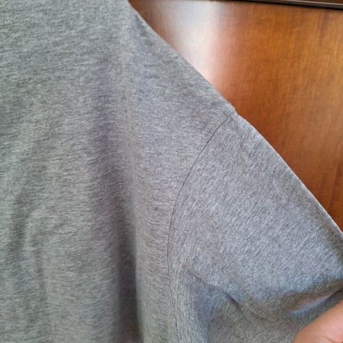 Crop top H&M grey, size L, like new, oversized