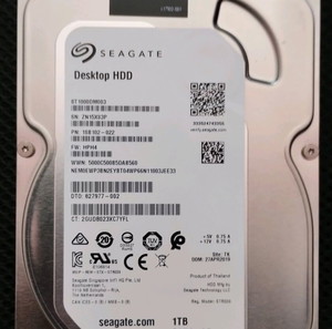 SEAGATE ST1000DM003 BARRACUDA 1TB 7200RPM 64ΜΒ CACHE SATA3 3.5" 6.0GBPS HARD DISK ΣΚΛΗΡΟΣ ΔΙΣΚΟΣ