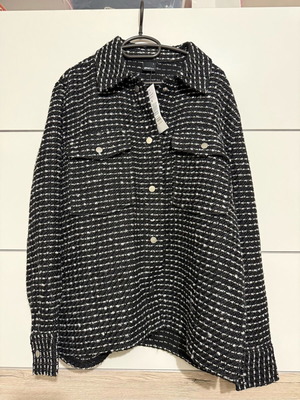 Transitional jacket new with tags, black and white, size S