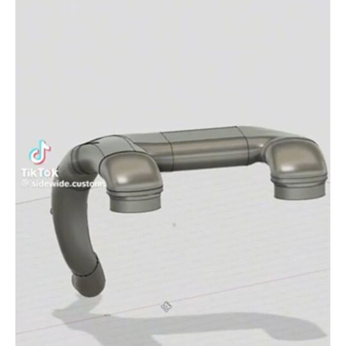 Double Air Intake for BMW X5 E70 3.0 Diesel M57 New 3D Printed