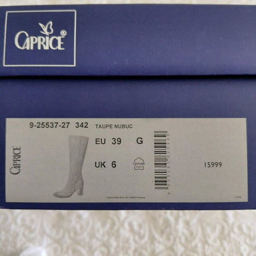 Caprice boots new, size 39, beige brown