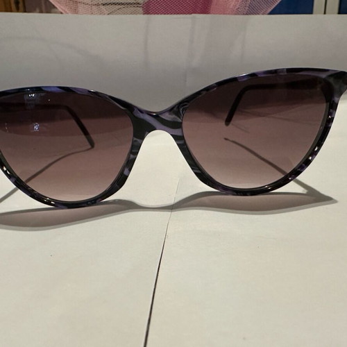 Tauschek Cat-Eye Sunglasses New, Purple Tortoise Vintage Made in Germany