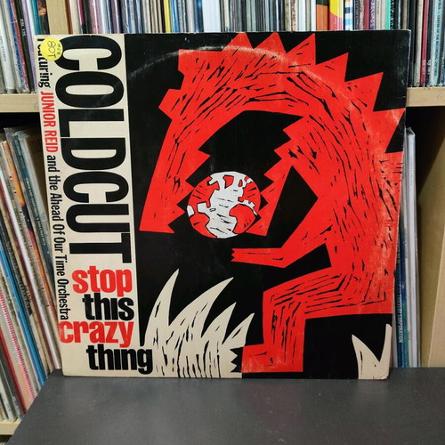 Coldcut Stop This Crazy Thing 12" vinyl used, electronic