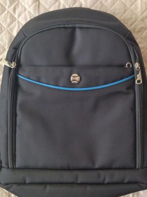 Dielle backpack new Italian, black and blue