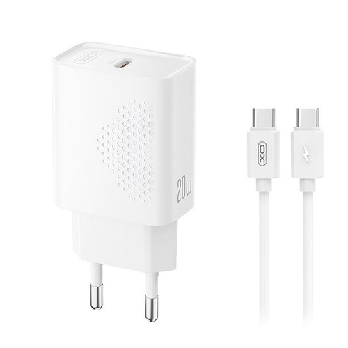 XO L160 USB-C Charger with Detachable Type-C Cable 20W