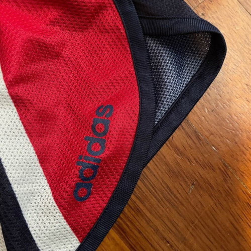 Adidas vintage sprinter shorts like new, size D40 blue red white