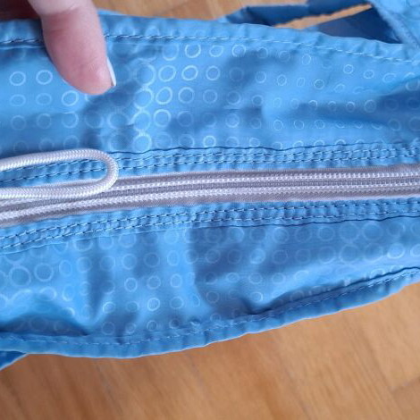 Nike shoulder bag like new, large size, blue, with inner wallet