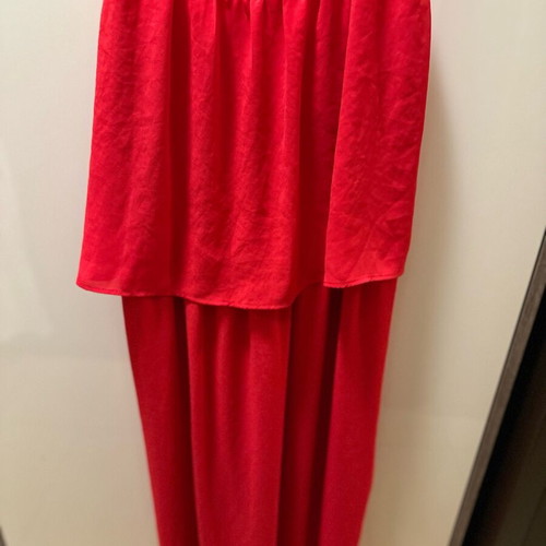 Mango red long dress medium-large