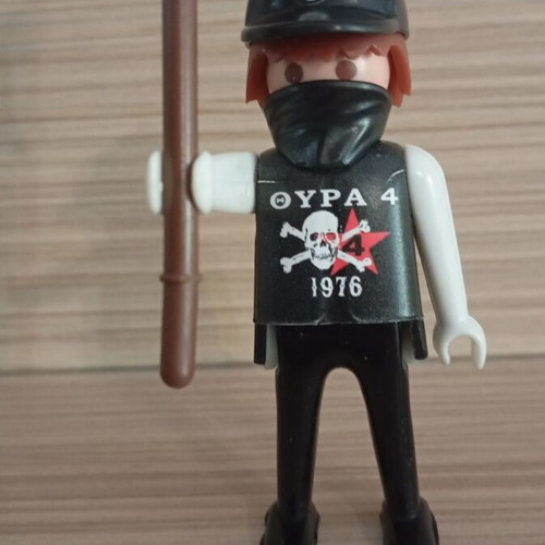 Playmobil PAOK Fan Figure like new with team flag