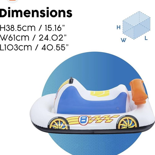 Inflatable beach toy like new, age 0-3 years