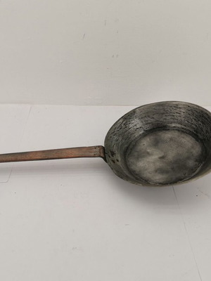 Copper frying pan used, circa 1900