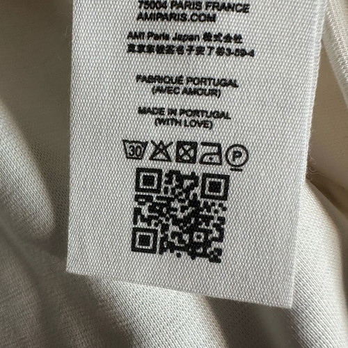 Ami T-shirt new, size XL, 100% cotton
