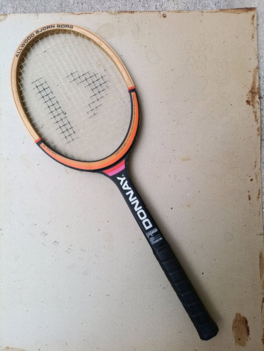 Donnay Allwood Bjorn Borg wooden racket… - € 105,00 - Vendora.cy
