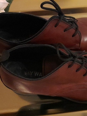 My Way leather anatomical boots like new, Greek made, size 37