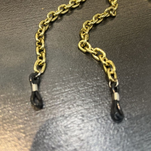 Eyeglass chain gold steel like new