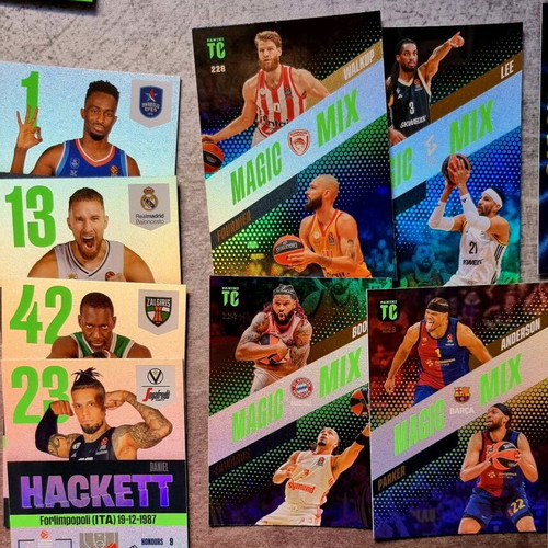 Euroleague cards like new pack