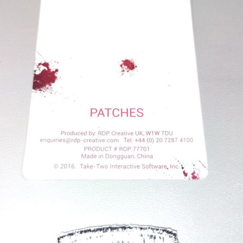 Mafia III Ultra Rare Promo Patches new embroidered set