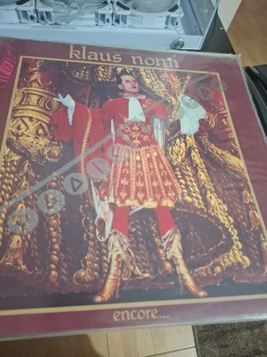 Klaus Nomi Encore 1983 vinyl record