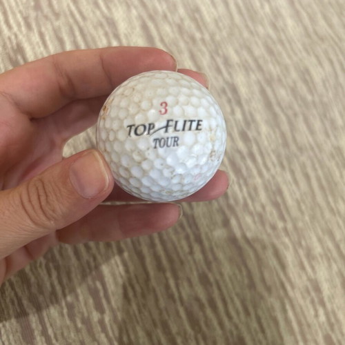 Golf ball authentic used, taken from matches