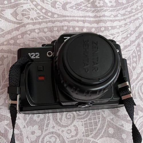 Zenit 122 Vintage Camera Set like new with Lens, Flash, and Bag