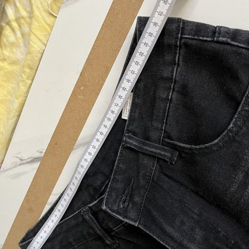 Shein Black Wide Low-Rise Jeans XS Like New