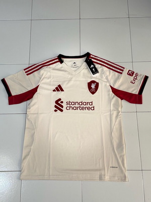 Liverpool Away Jersey 2025/26 official replica, new, large