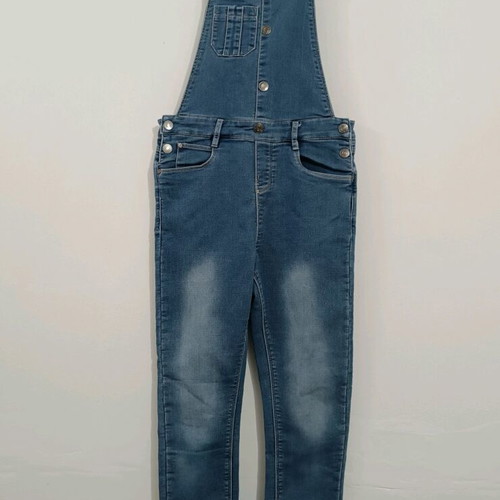 Orchestra girls' denim jumpsuit 14 years like new, blue