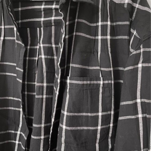 Black checked shirt size S like new