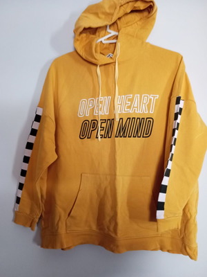 Pink Woman women's sweatshirt, yellow and black