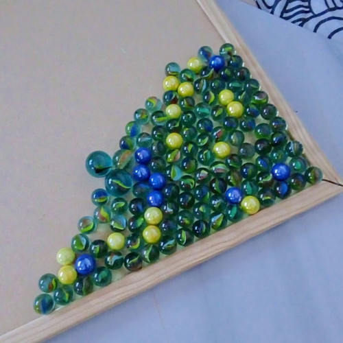 Vintage Glass Marbles Collection 90s, like new, 120 small + 3 large