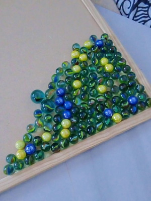 Vintage Glass Marbles Collection 90s, like new, 120 small + 3 large