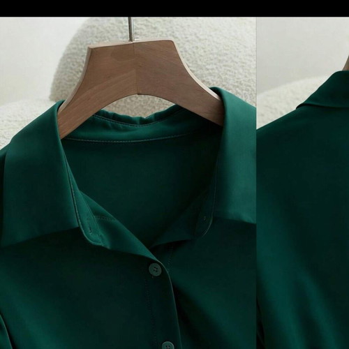 Skirt and shirt set new green