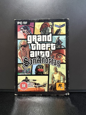 Grand Theft Auto San Andreas PC Big Box with City Guides