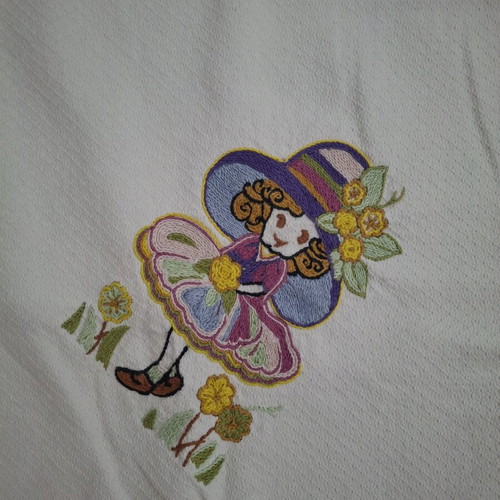 Vintage handmade baby mat
