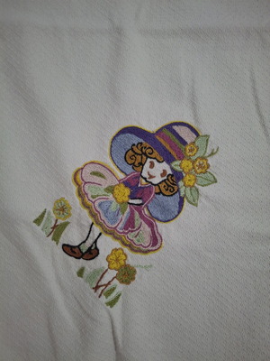 Vintage handmade baby mat