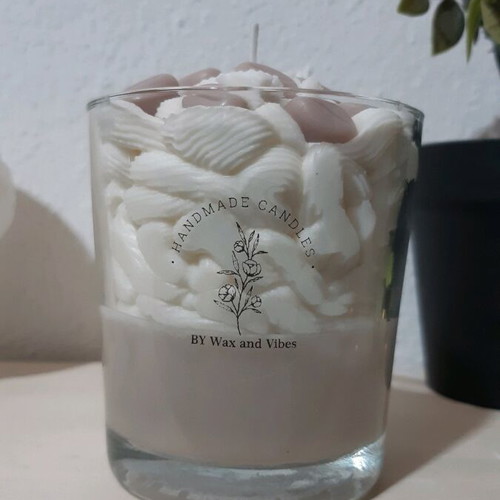 Handmade coffee scented candle like new