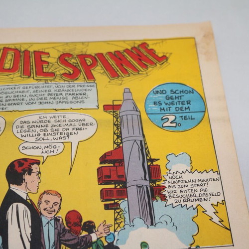 Die Spinne 2 Marvel comic Spiderman used, German language