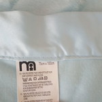 Mothercare baby blue super soft baby blanket with embossed stars like new