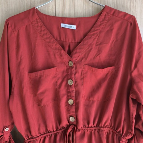 Dress XL like new, red, versatile for all seasons and occasions